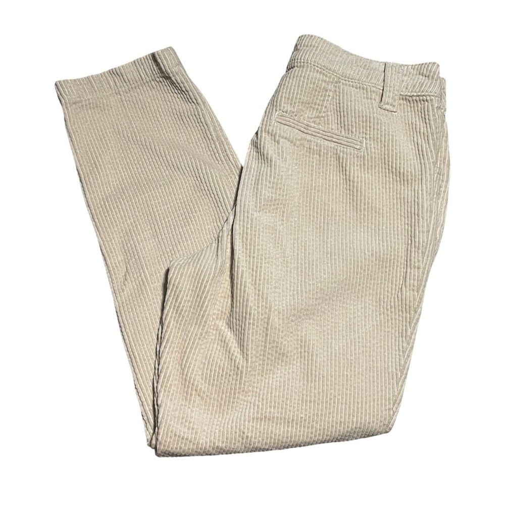 Kut From The Kloth Corduroy Pants Womens Size 6 Beige Casual Cotton Blend - Picture 1 of 9